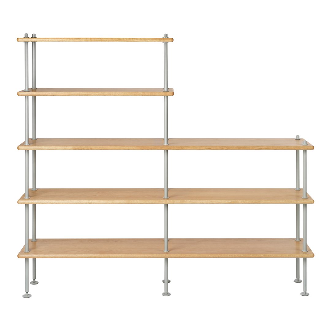 BM0253 Modular Shelving System Version 2 - Expandable Storage Solution for Home & Office Organization - Perfect for Living Room, Bedroom, Garage & Closet Storage