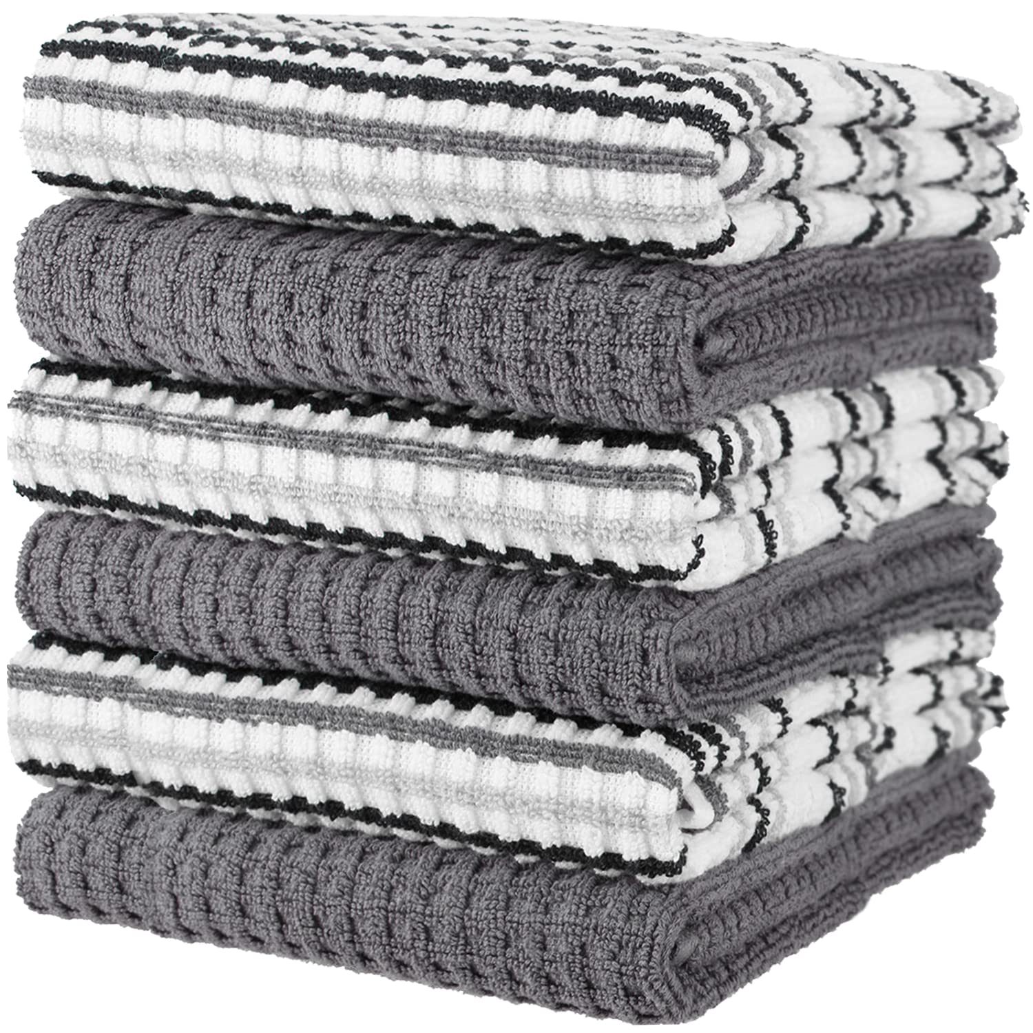 Premium 6-Pack CRAFTSWORTH Kitchen Towels - 15