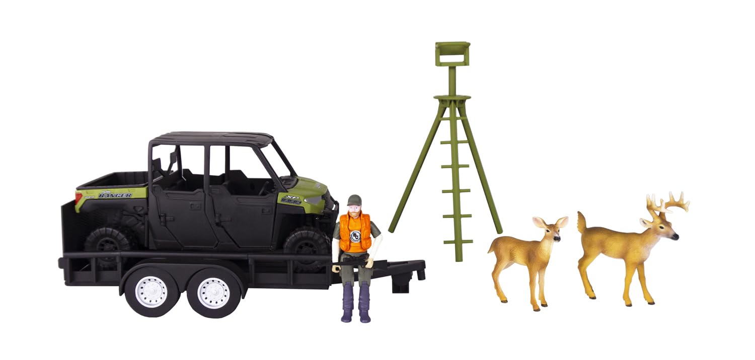 Big Country Toys Large Hunting Playset - Realistic Outdoor Adventure Toys for Kids Ages 3+ | Perfect Gift for Young Hunters | Camping, Backyard Play & Pretend Hunting Games
