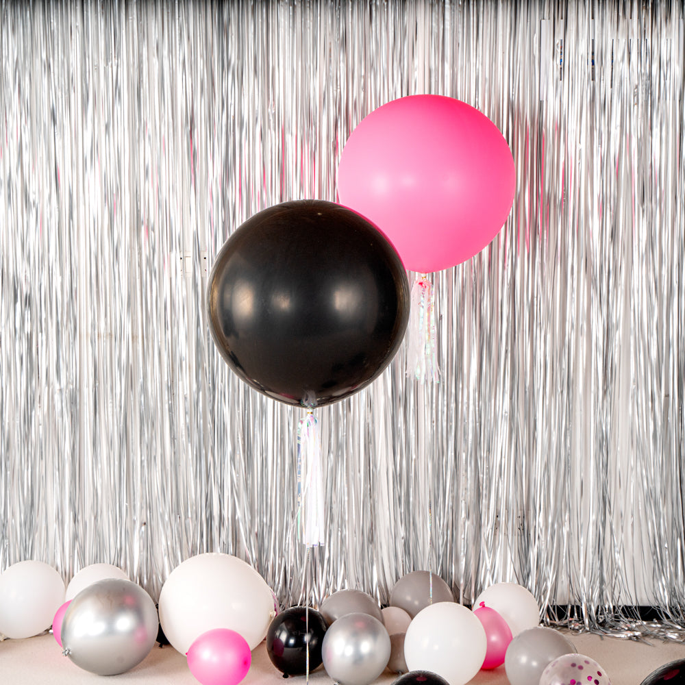 Balloonify Black Latex Balloons - 36 Inch Large Party Balloons (Pack of 10) for Birthday Decorations, Wedding Centerpieces & Halloween Party Supplies