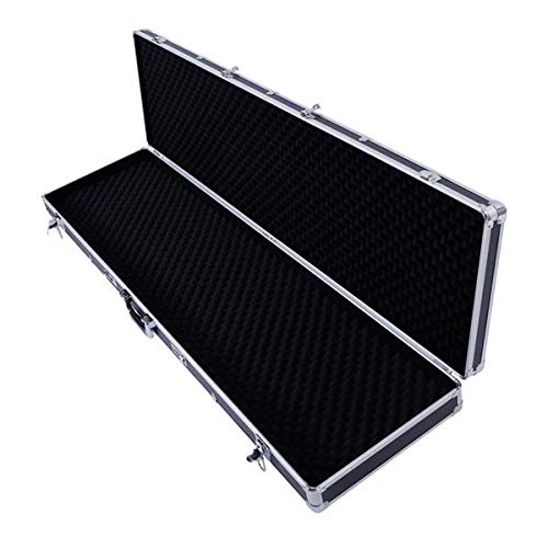 Secure Aluminum Locking Gun Case - Heavy Duty Pistol Storage Box with Key Lock for Handguns (13.5 x 3.5 x 12 cm) | Fast 3-7 Day Delivery | Ideal for Home Security, Travel & Range Use