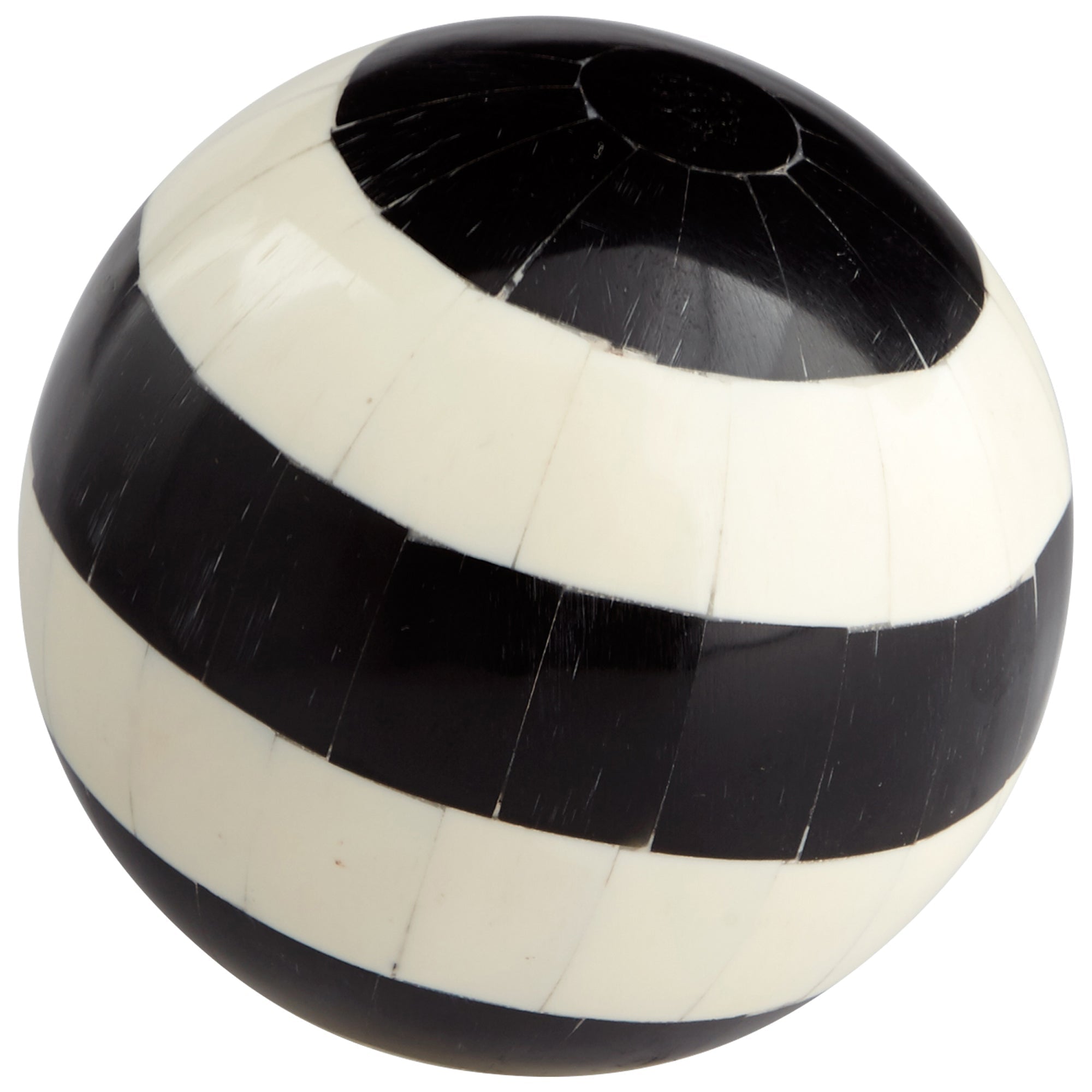 Cyan Design 08048 Bullseye Filler - Black and White Decorative Bowl for Home Decor, Table Centerpiece, Gift Giving & Party Decorations