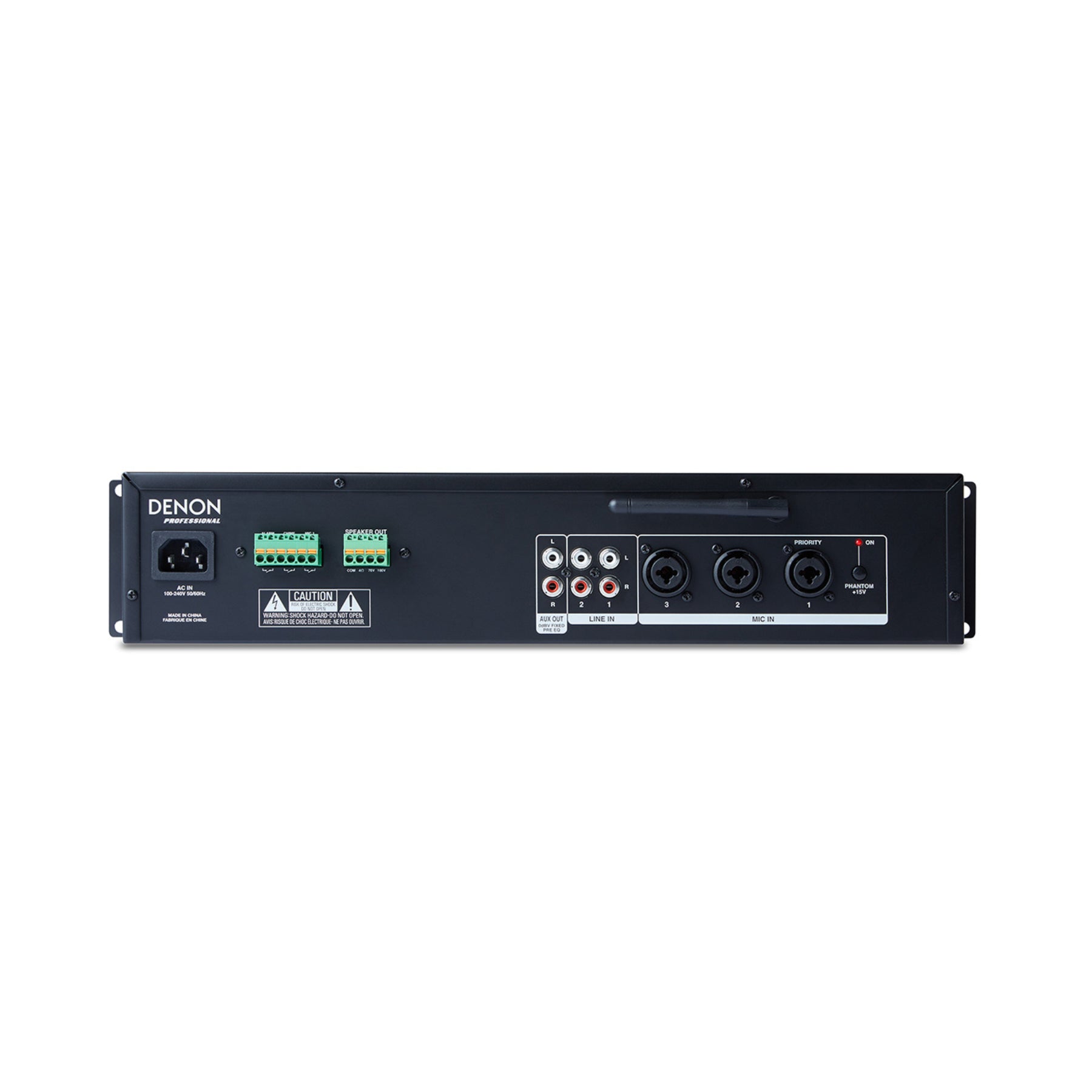 Denon DN-333XAB 6-Channel Bluetooth Line Mixer Amplifier - Professional Audio Mixing for DJs, Bands & Home Studios (Open Box)