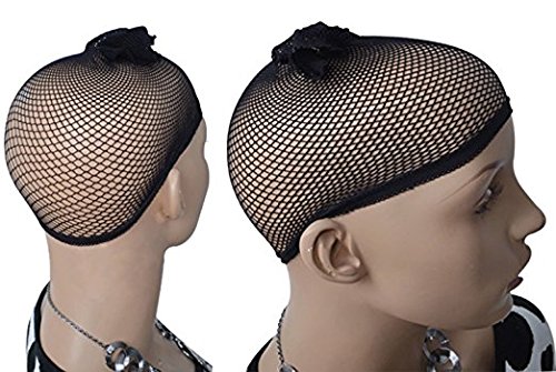 Anogol Black Long Wavy Bangs Synthetic Cosplay Wig for Women - Perfect for Halloween Costumes, Cosplay Events & Themed Parties