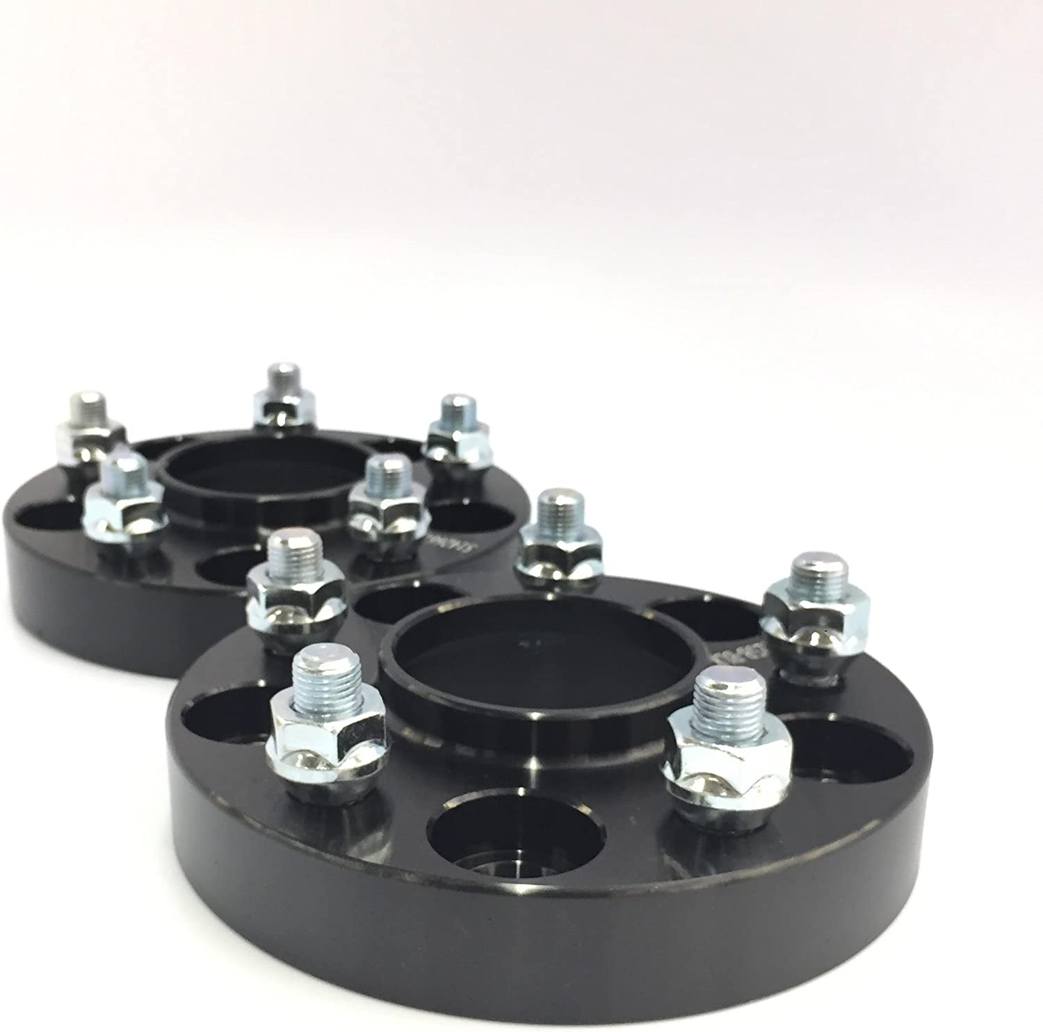 20mm Forged Wheel Spacer Set (2-Piece) - 5x114.3 Bolt Pattern, 64.1mm Hubcentric Bore, 12x1.50mm Thread - Perfect for Honda, Toyota, Nissan, Lexus - Enhance Stance & Clearance for Custom Wheels