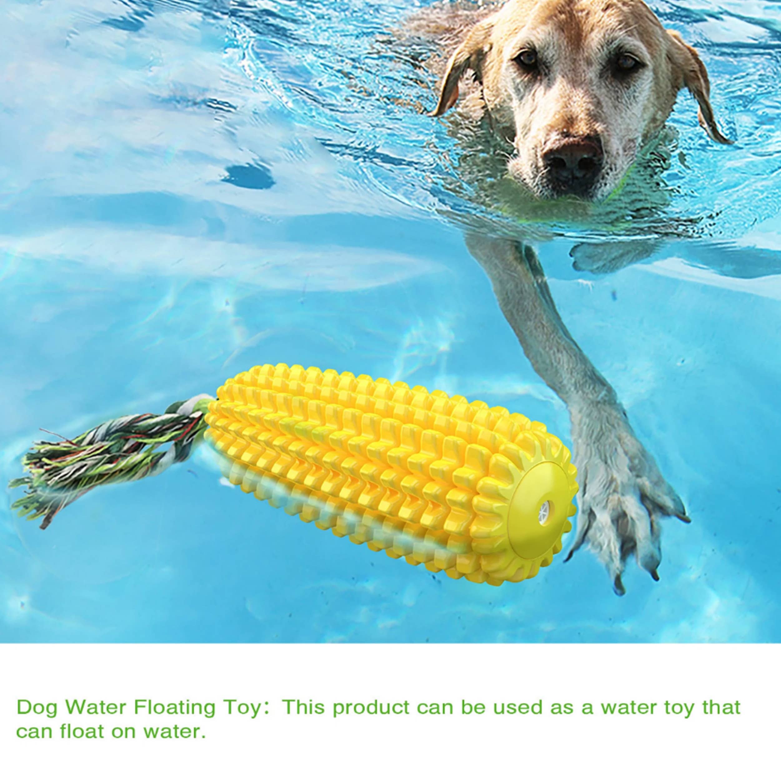 Natural Cornstarch Dog Chew Toys - Safe Teeth Cleaning Toothbrush for Puppies & Small Dogs - Eco-Friendly Pet Dental Care - Perfect for Teething, Training, and Playtime
