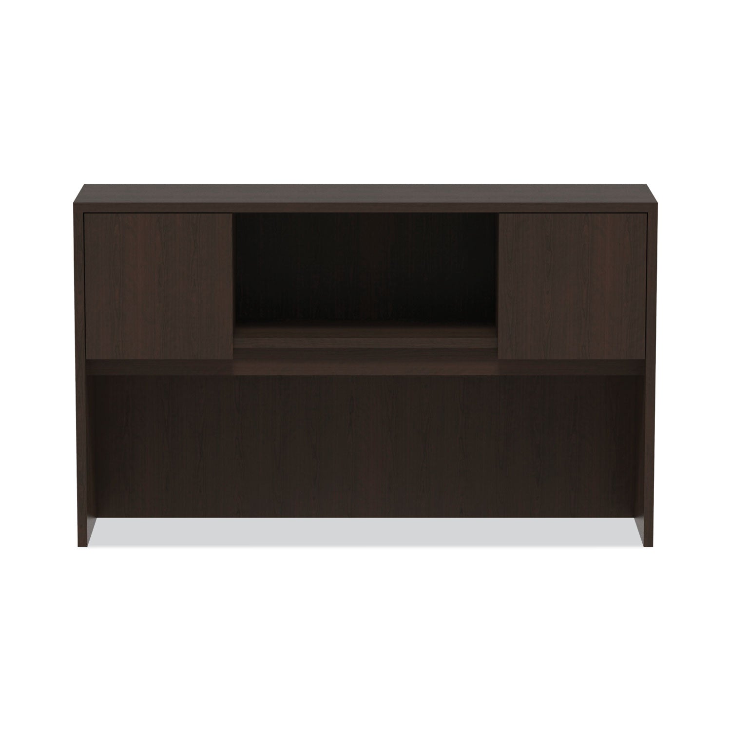 Alera Valencia Series Hutch with Doors - 4 Compartment Storage Cabinet, 58.88