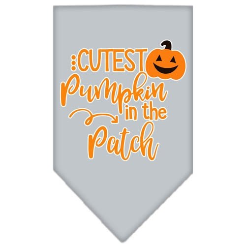 Cute Pumpkin Screen Print Bandana - Soft & Stylish Dog Bandanas in Multiple Colors - Perfect for Halloween, Fall Festivals & Pet Costume Parties