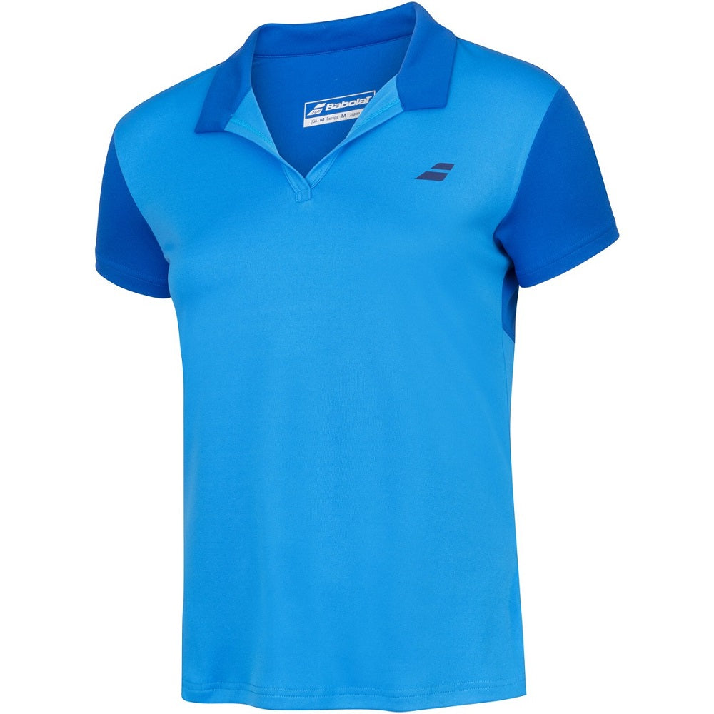 Babolat Women's Play Polo Shirt - Blue Aster | Breathable Tennis & Golf Polo for Women | Perfect for Sports & Casual Wear