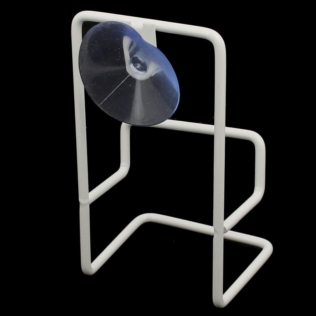 IIVVERR Kitchen Sink Caddy - Iron & PVC Suction Cup Holder for Sponges & Scrub Brushes - White - Organize Sink Accessories - Perfect for Kitchen, Bathroom & Utility Sinks