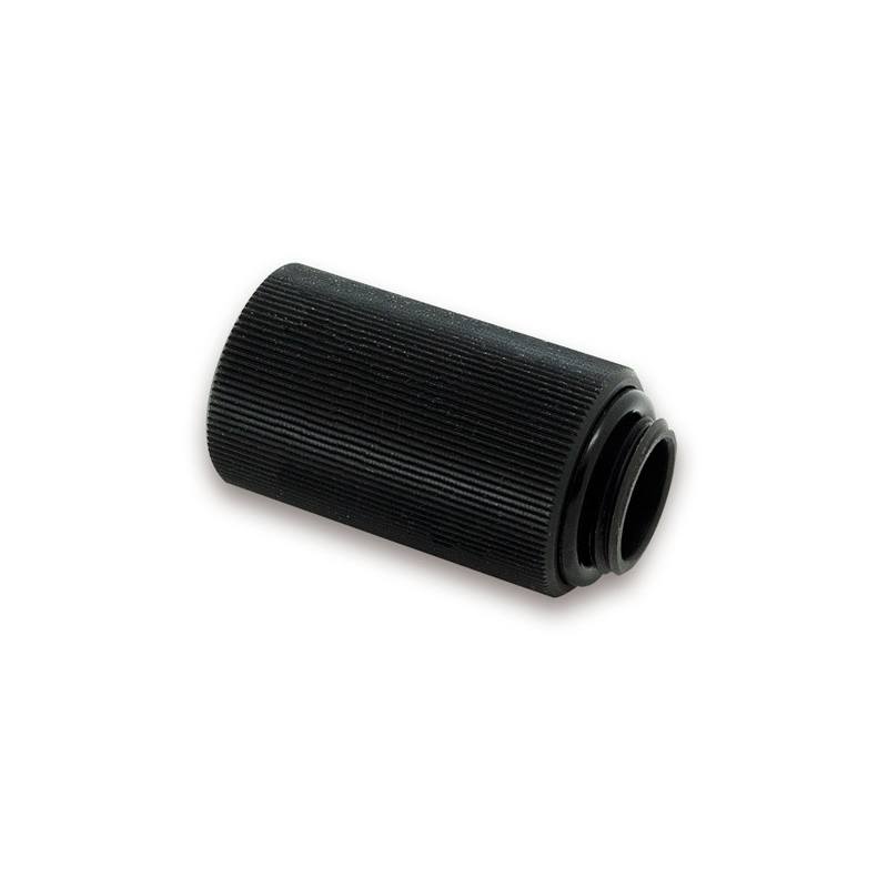 EKWB EK AF Extender 30mm M-F G1/4 Black - Premium Liquid Cooling Fitting for PC Water Cooling Systems - Perfect for Custom Loop Builds and Radiator Extensions