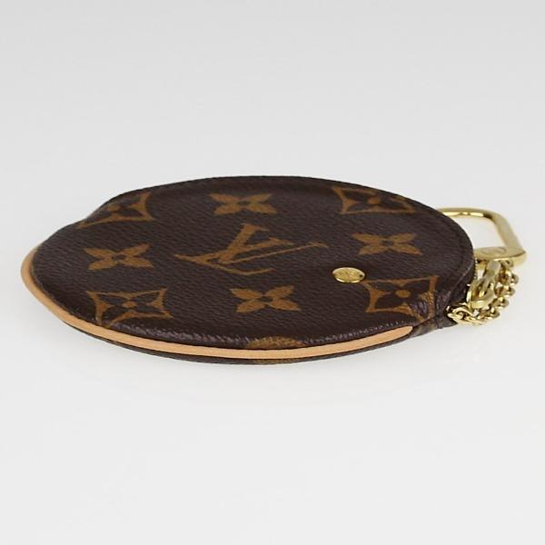 LV Monogram Round Coin Purse with Chain - Stylish Wallet for Women, Perfect for Parties & Night Out