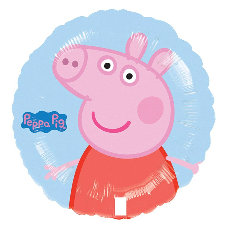 45cm Standard HX Peppa Pig Balloon for Birthday Parties, Baby Showers & Kids Decorations - Inflatable Party Balloons for Themed Celebrations