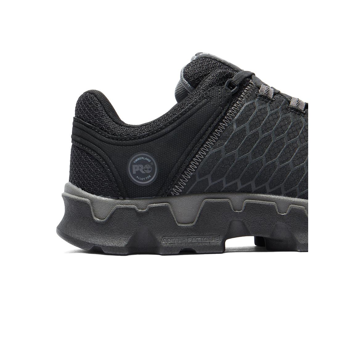 Powertrain Sport Alloy Toe Work Shoes SD35 - Black Safety Shoes for Men, Lightweight & Comfortable for Construction, Warehouse & Industrial Work