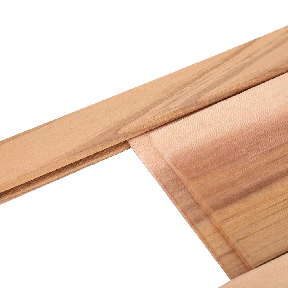 Premium Cedar Sauna Ventilation Panel with Adjustable Shutters - Sauna Room Air Vent & Inlet for Optimal Airflow - Perfect for Home Saunas, Steam Rooms, and Spa Relaxation