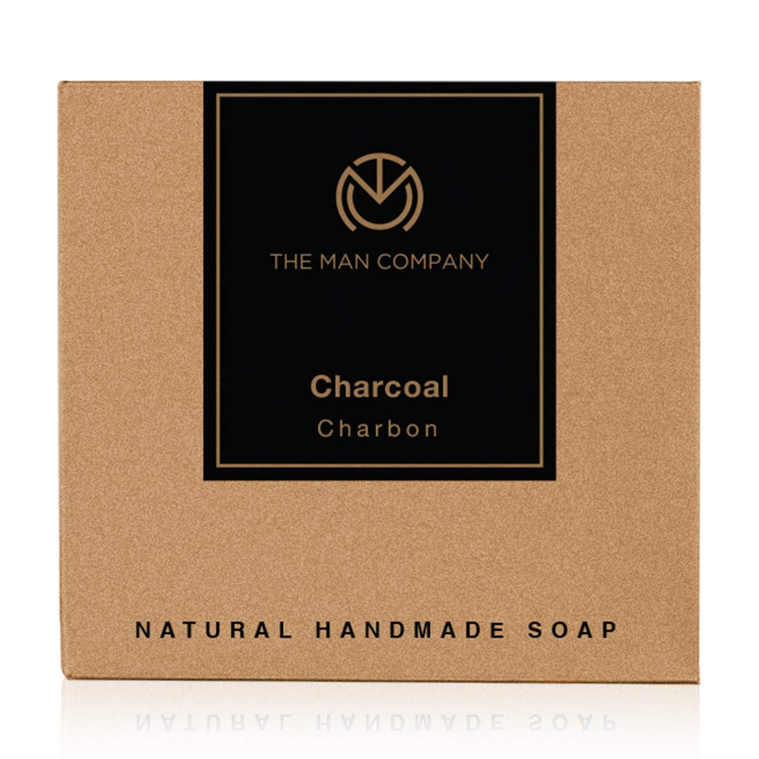 The Man Company Activated Charcoal Natural Handmade Soap - Tan & Dead Skin Remover (125g) | Deep Cleansing Face & Body Wash for Men | Perfect for Daily Skincare & Acne Treatment