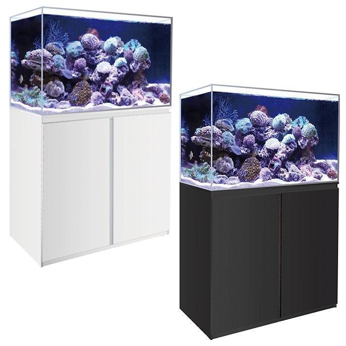 Premium 460L (120cm) Marine Fish Tank with Sump & Cabinet - White/Black Options for Saltwater Aquarium & Coral Reef Setup - Perfect for Home, Office or Commercial Display