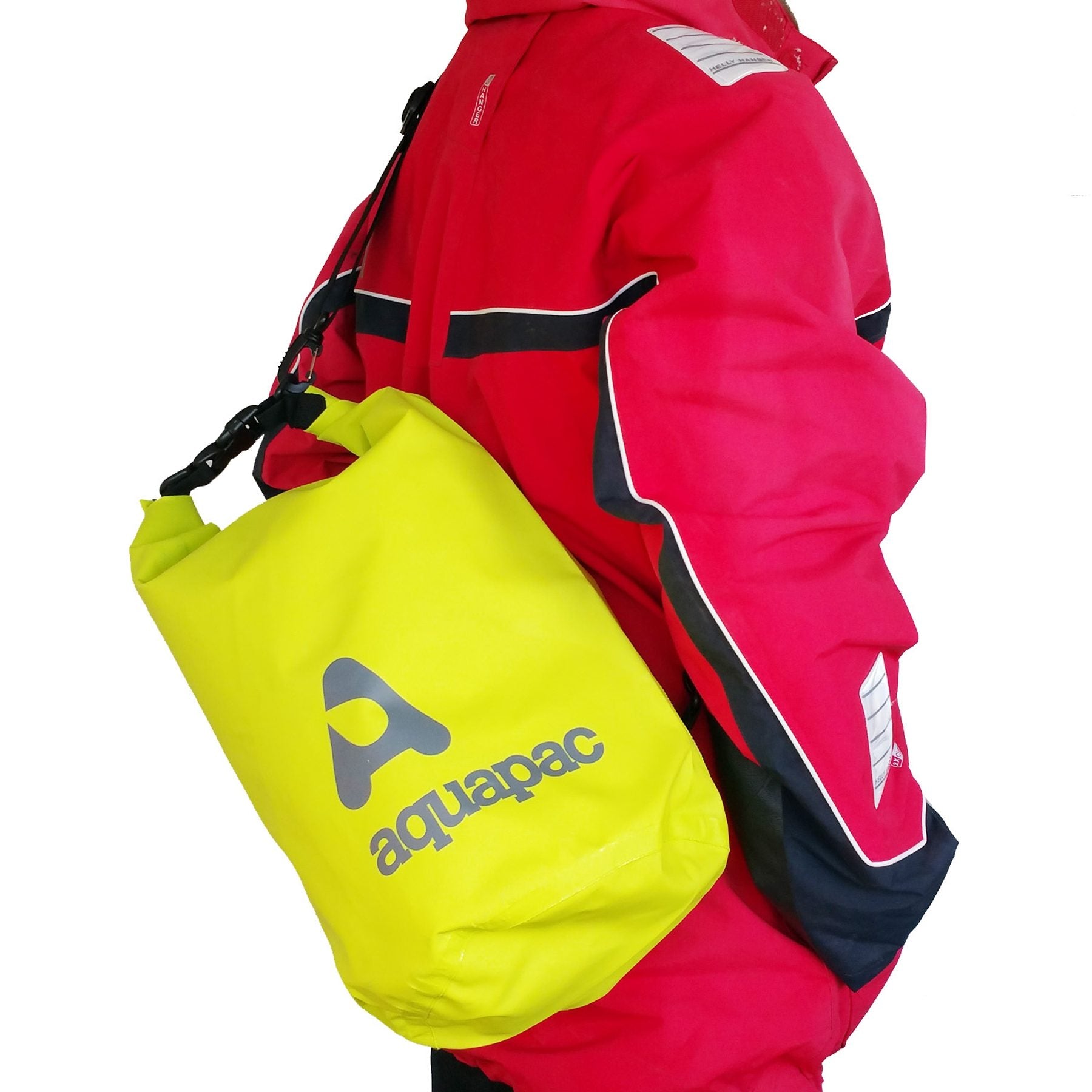 Aquapac 733 TrailProof Waterproof Dry Bag 15L Green with Adjustable Shoulder Strap - Perfect for Hiking, Kayaking, Camping & Outdoor Adventures