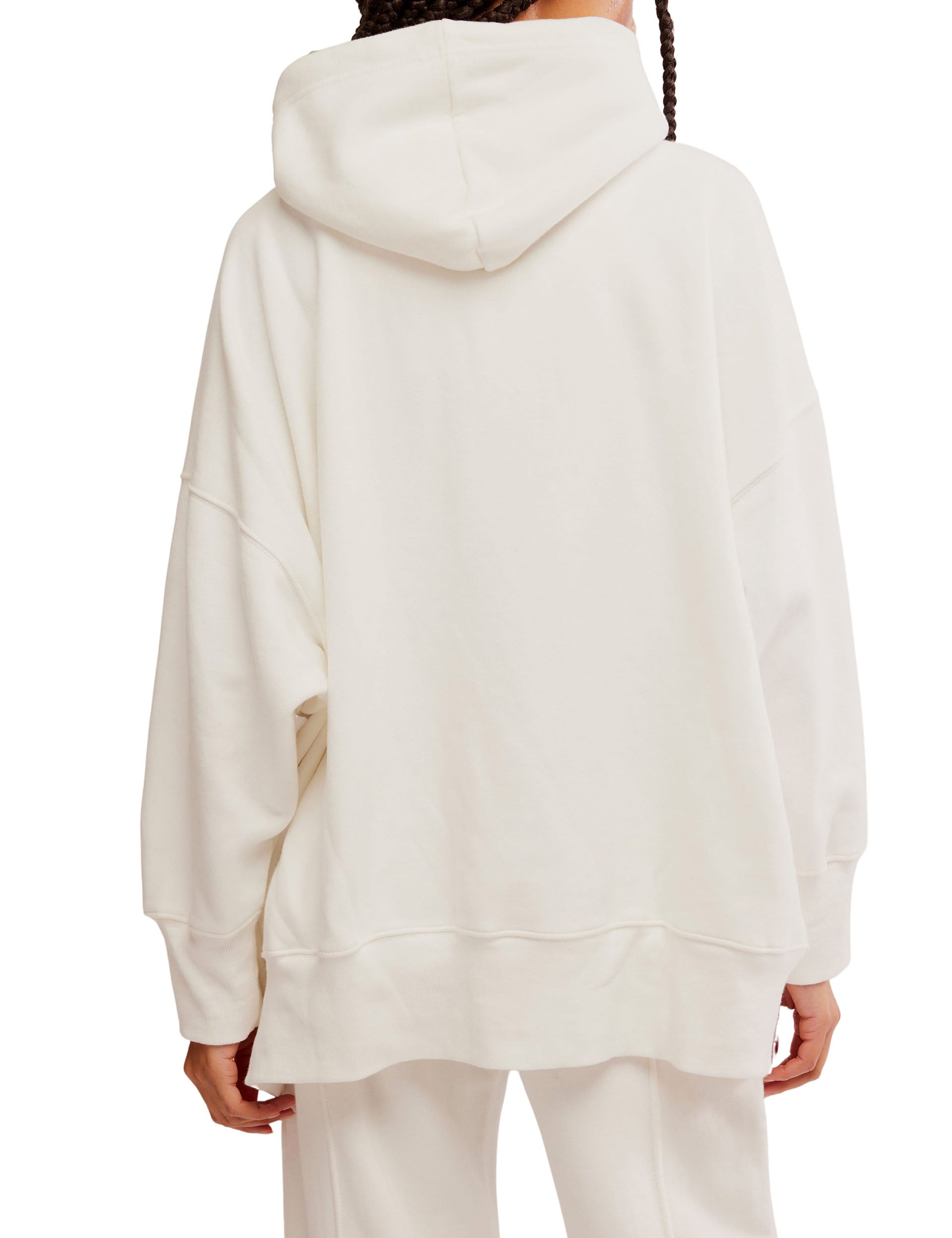 Sprint To The Finish Hoodie - Soft Ivory Pullover Sweatshirt for Running, Gym & Casual Wear | Cozy Unisex Hooded Sweater for Athletes and Everyday Comfort
