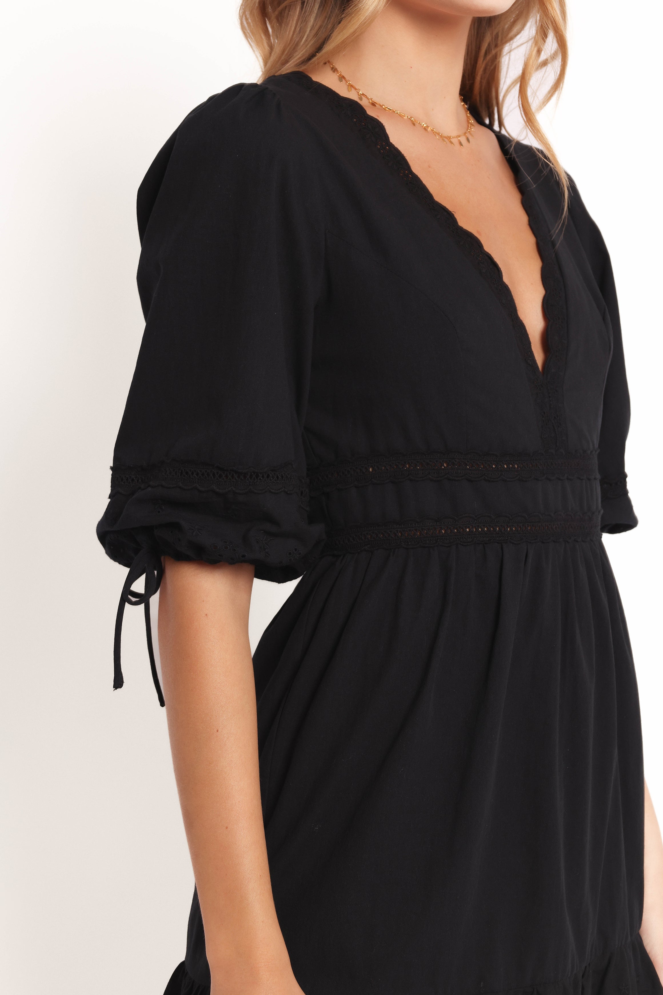 Estella Mini Dress - Black | Elegant & Stylish Women's Party Dress for Night Out, Date Night & Special Occasions