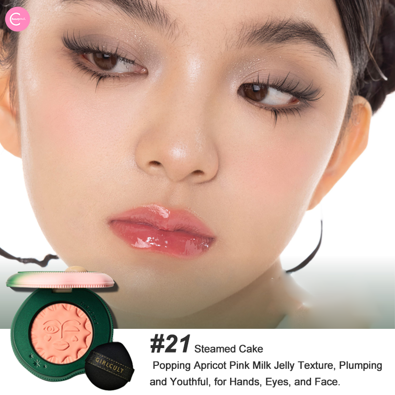 Girlcult Peaches Series Cream Blush - Long Lasting Natural Matte Blush for Cheeks & Contour - Perfect for Everyday Makeup & Special Occasions