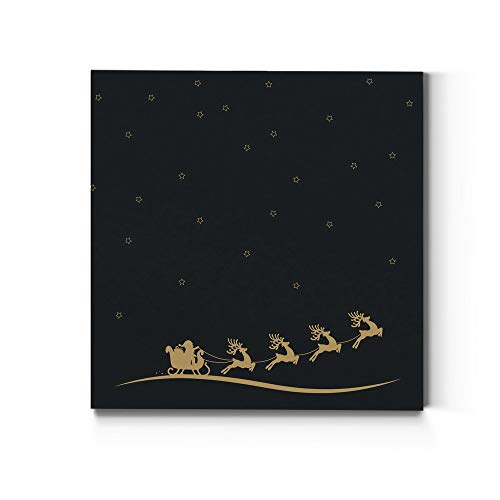 Gold Sleigh on Black