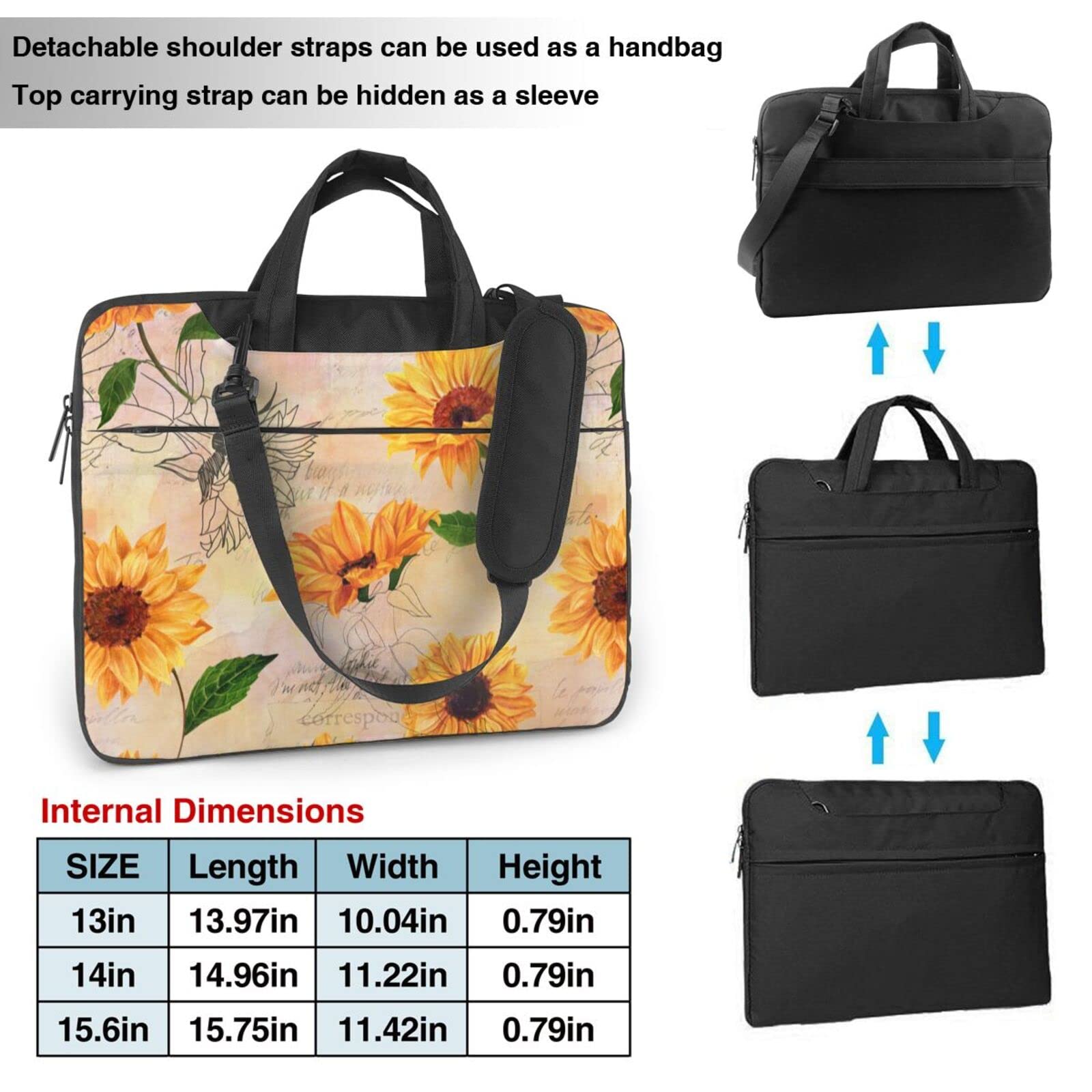 Stylish Unisex Laptop Bag for 13/14/15.6 Inch Devices - Durable Shoulder Messenger Briefcase with Tablet Sleeve, Perfect for Work, School & Travel