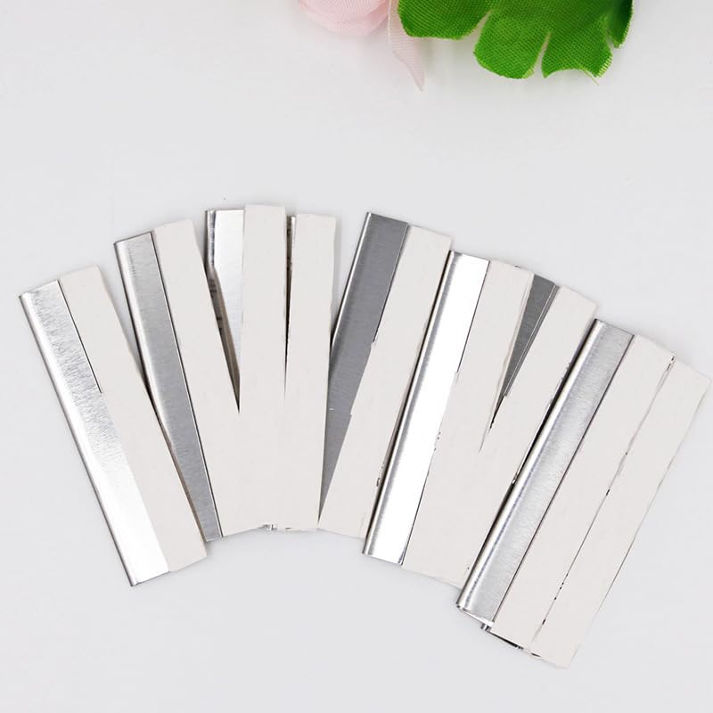 Professional Stainless Steel Eyebrow Razor Blades 10-Pack - Precision Eyebrow Shaper for Men & Women - Perfect for Makeup Artists, Salon Use & Home Grooming - Smooth Facial Hair Removal for Eyebrows & Upper Lip