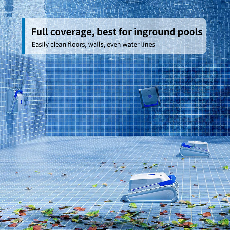 Airrobo PC100 Automatic Pool Cleaner Robot - Smart Self-Cleaning for In-Ground & Above Ground Pools - Perfect for Backyard, Vacation Homes & Commercial Use