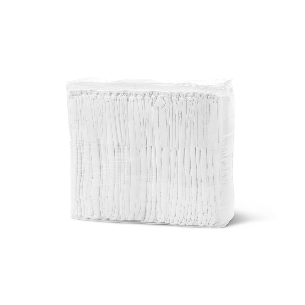 FitRight Basic Unisex Adult Incontinence Briefs with Tabs - Light Absorbency, Medium Size (32-42 Inches) - 100 Count (4 Packs of 25) - Comfortable & Reliable for Men & Women - Ideal for Daytime Use, Post-Surgery Care & Elderly Support
