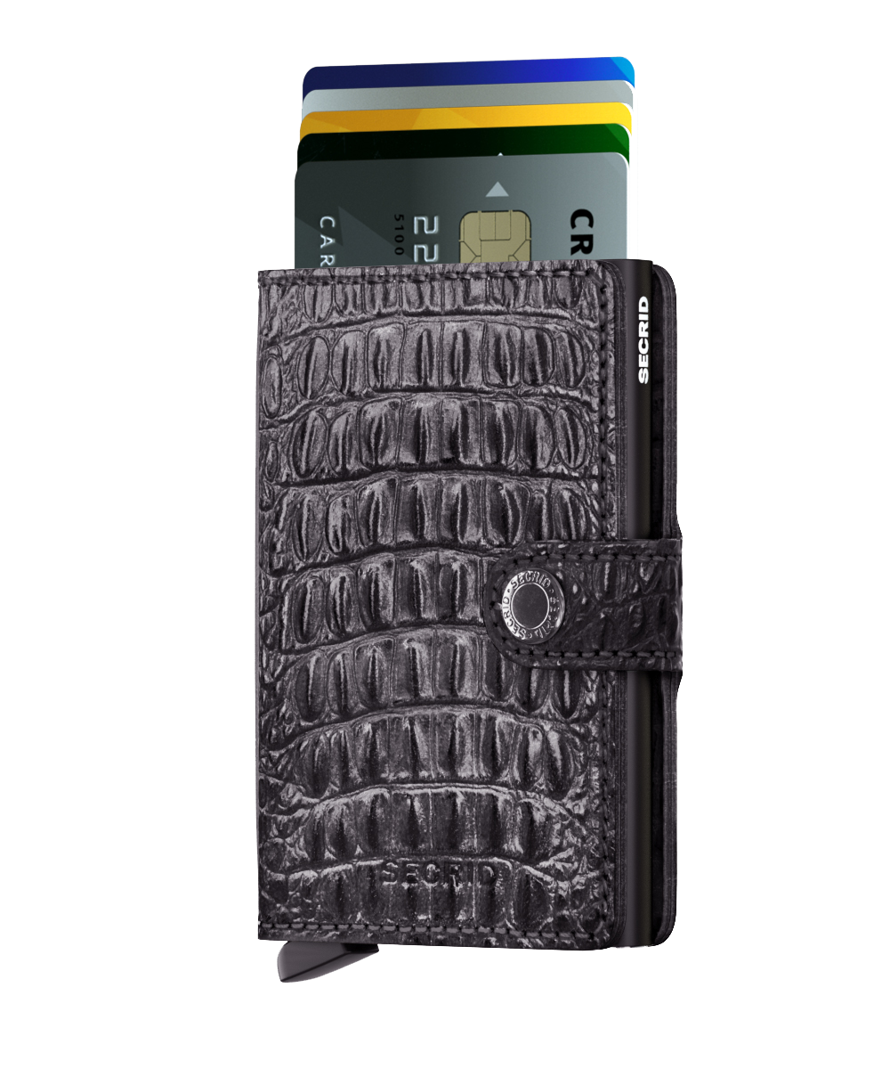 SECRID Miniwallet Nile - Slim RFID Blocking Leather Wallet for Men & Women | Perfect for Travel, Business & Everyday Use