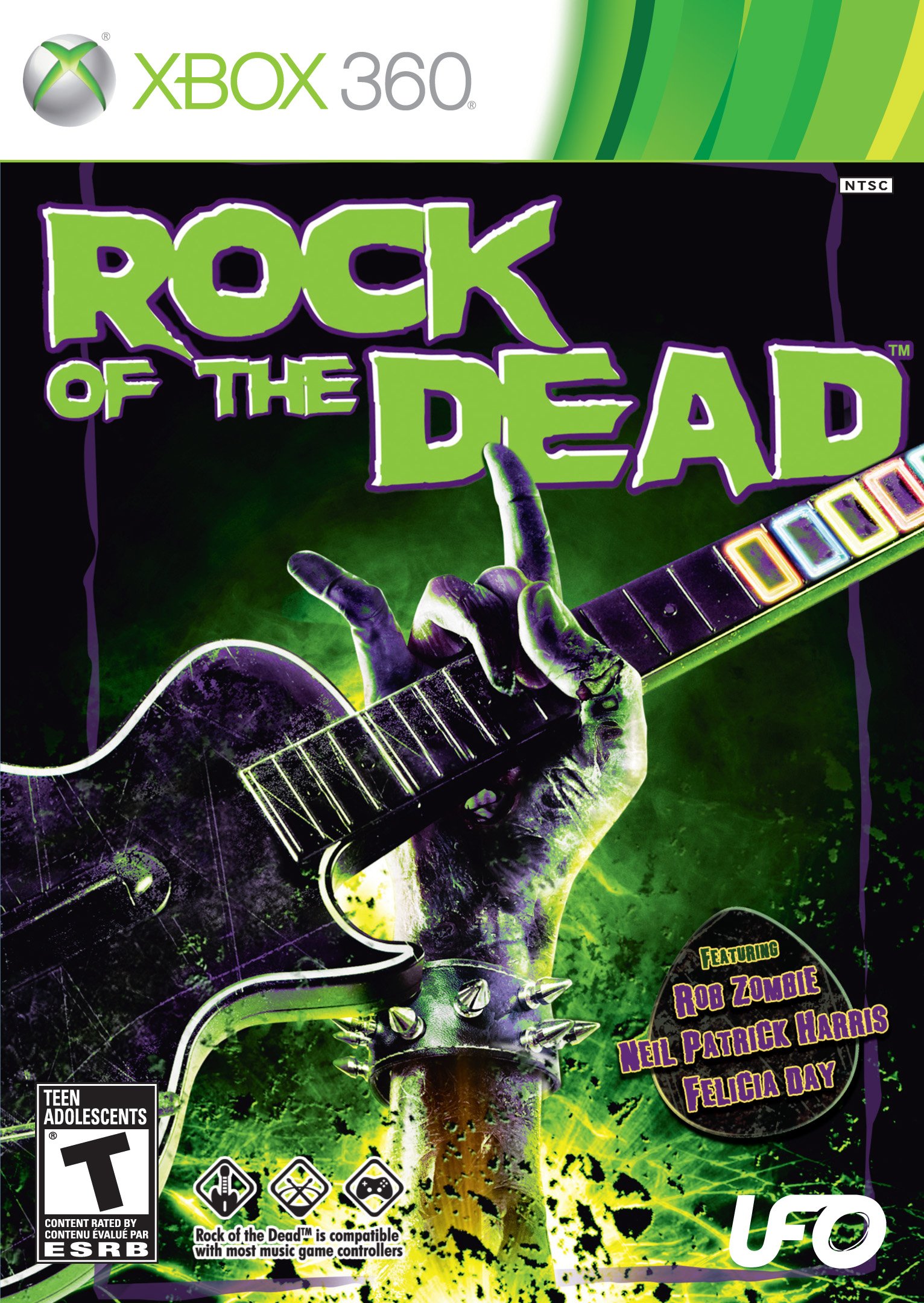 Rock of the Dead - Xbox 360 Game | Horror Rhythm Action Adventure | Perfect for Halloween Gaming Parties & Zombie Fans
