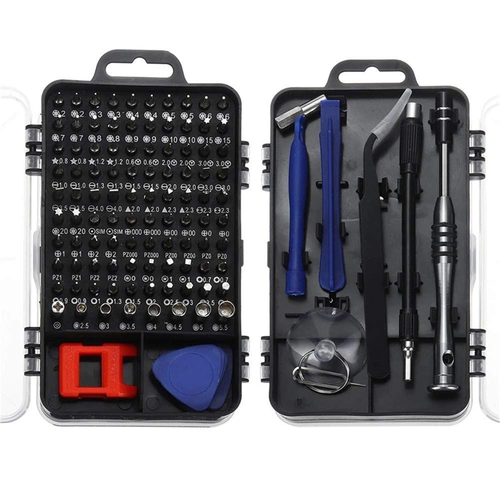 XLAHD 115-in-1 Magnetic Precision Mini Screwdriver Set - Professional DIY Repair Tool Kit for Watch, Phone, Laptop, Electronics - Perfect for Home, Office & Travel Repairs
