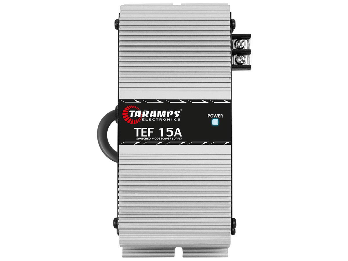 Taramp's TEF15A 15 Amp Power Supply - High Performance 12V DC Power Converter for Car Audio, LED Lights & Electronics | Perfect for Automotive, Marine & DIY Projects