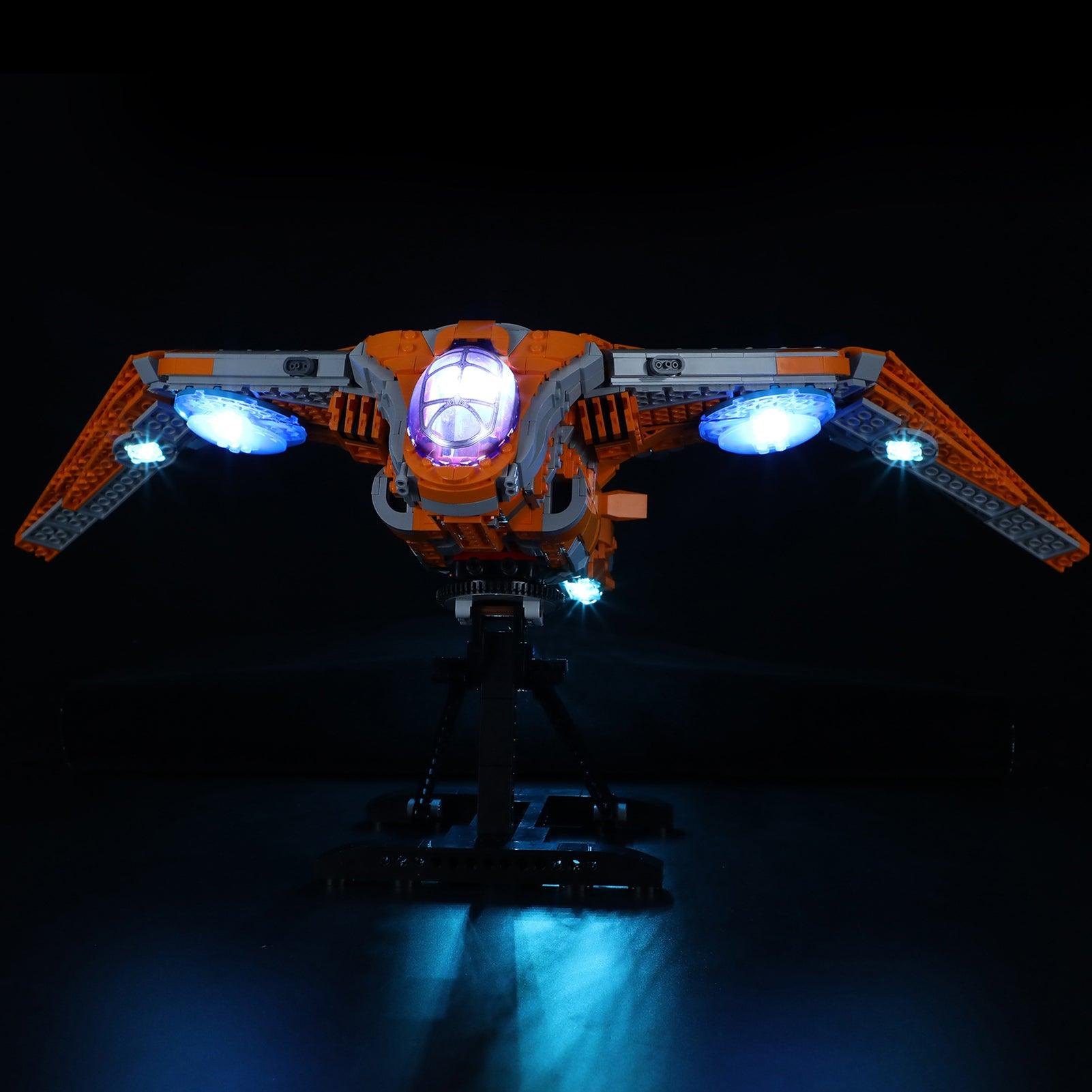 LEGO Marvel Guardians of The Galaxy Ship 76193 Light Kit – DIY Lighting Set for Spaceship Models | Perfect for Display & Nighttime Play