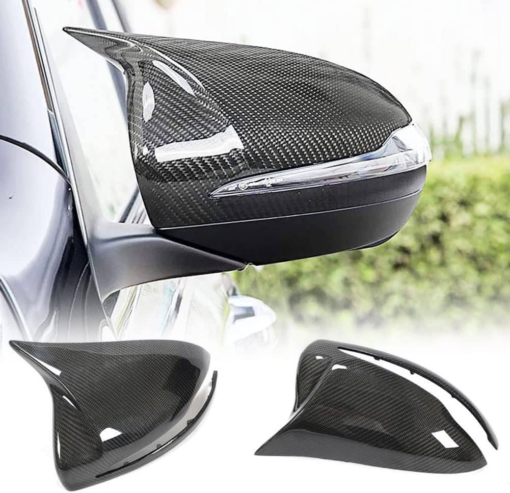 Sport Style Mirror Cover Caps for 2015-2019 Mercedes C-Class W205, GLC X253 & 2016-2019 E-Class - Upgrade Your Car's Exterior for Enhanced Style & Protection