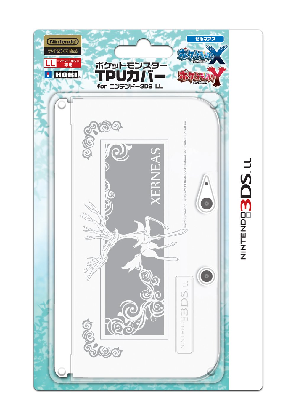 Pokemon Xerneas 3DS XL Clear TPU Silicone Protective Case - Durable Scratch-Resistant Cover for Nintendo 3DS XL - Perfect for Gaming, Travel & Collectors