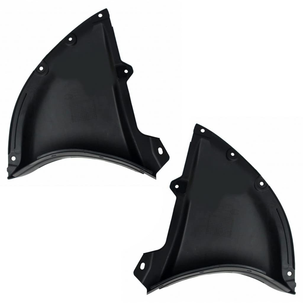 Replacement Fender Splash Shield for Mazda 3 2019-2020 - Front Pair (Driver & Passenger Side) | PP Plastic | CAPA Certified | Compatible with MA1250118 & MA1251118 | Perfect for Hatchback & RWD Models | Protects Against Road Debris & Weather Damage