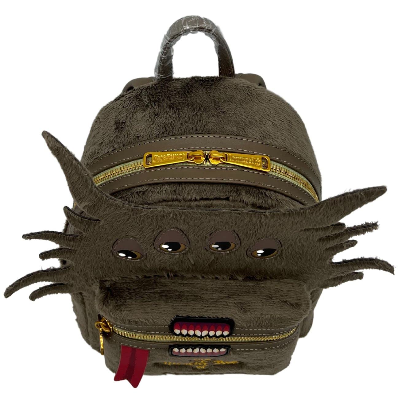Loungefly Harry Potter Monster Book of Monsters Backpack - Official Licensed Double Strap Shoulder Bag for Cosplay, Halloween Costume & Wizarding World Fans - Perfect for Comic Con, Theme Parks & Harry Potter Merch Collectors