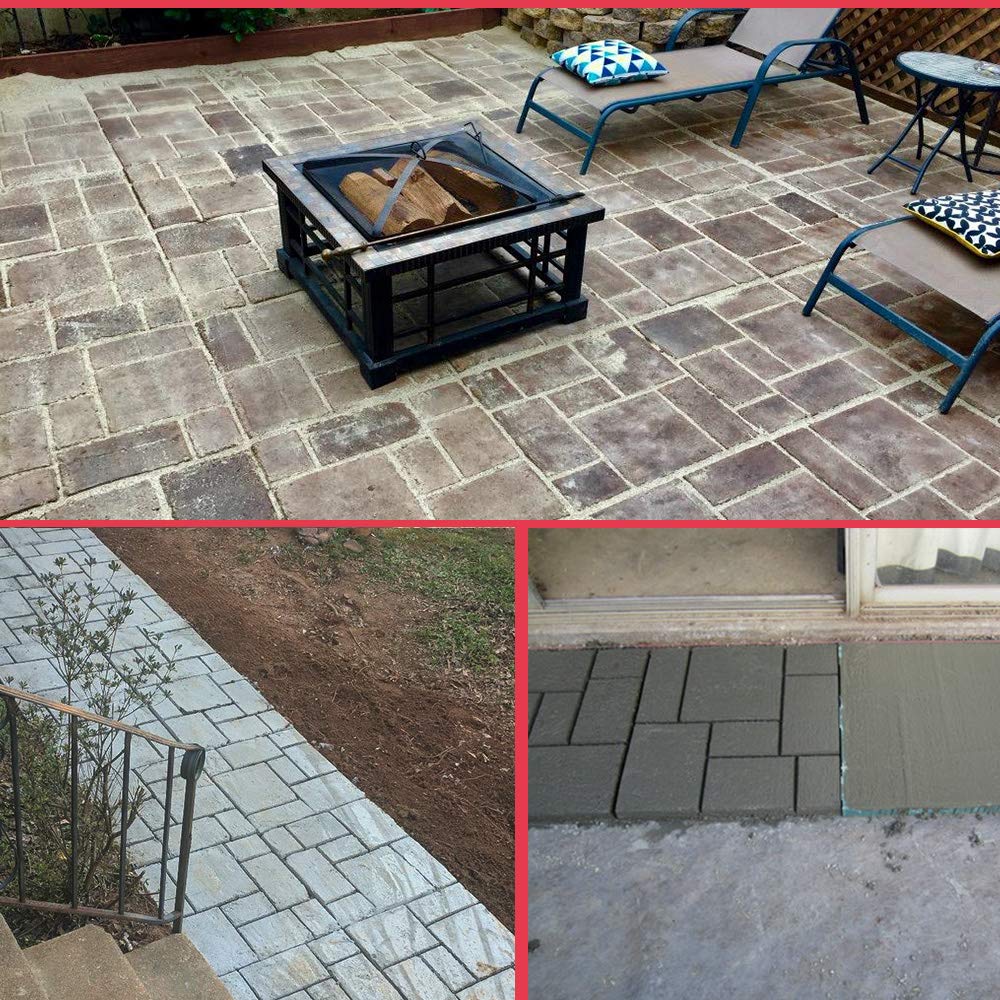 20x20x1.8 Inch Large Reusable Concrete Path Maker Mold - DIY Stepping Stone Paver for Lawn, Patio, Yard & Garden Walkway (8-Grid Design) - Perfect for Creating Beautiful Pathways & Landscape Designs