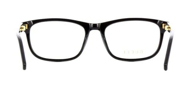 Gucci GG 1046O 004 Black Rectangle Unisex Eyeglasses - Stylish Prescription Glasses for Men & Women - Perfect for Work, Reading & Fashion Accessories