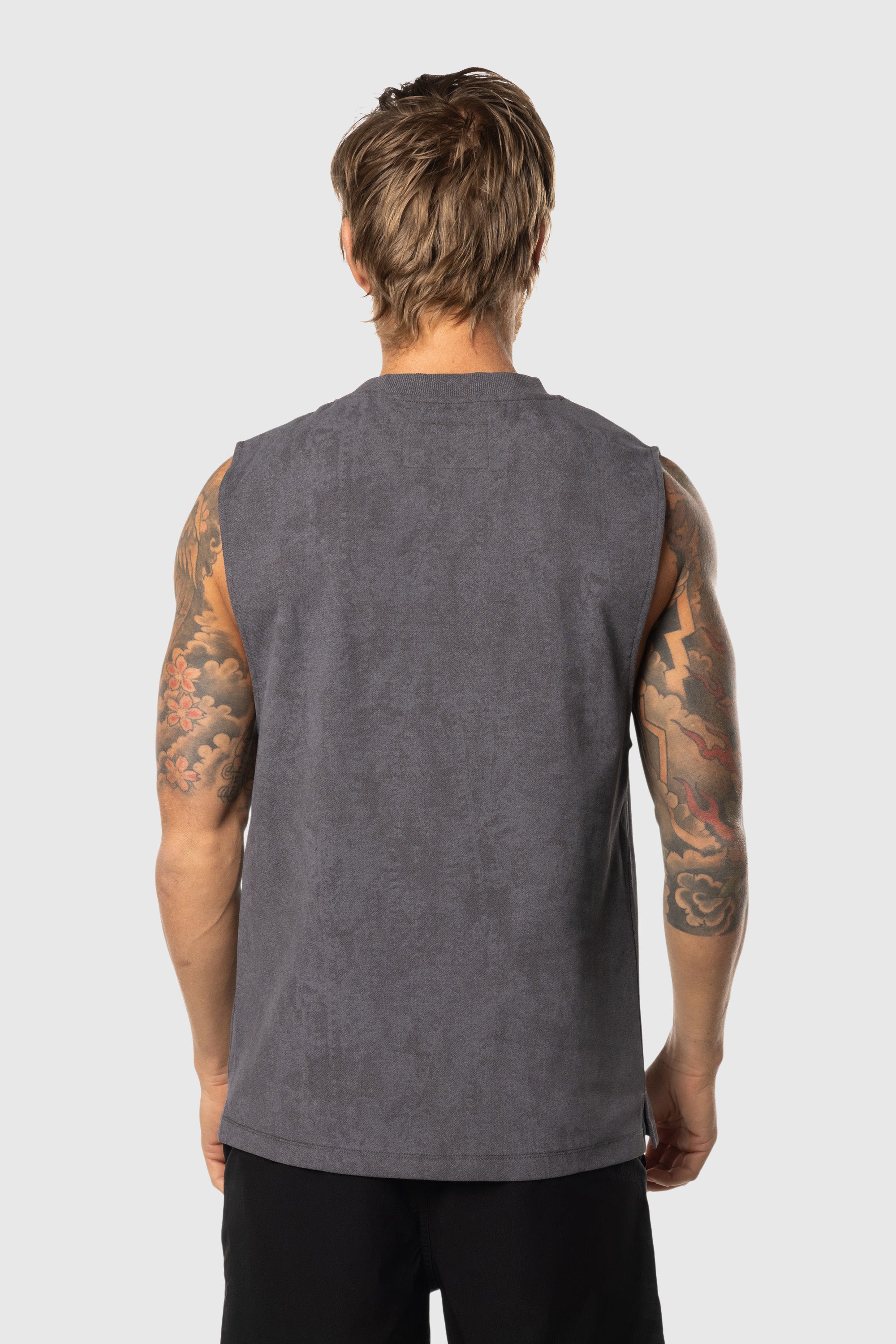 Momentum Tank Top for Women - Soft Grey Workout Shirt - Gym, Yoga & Running Activewear