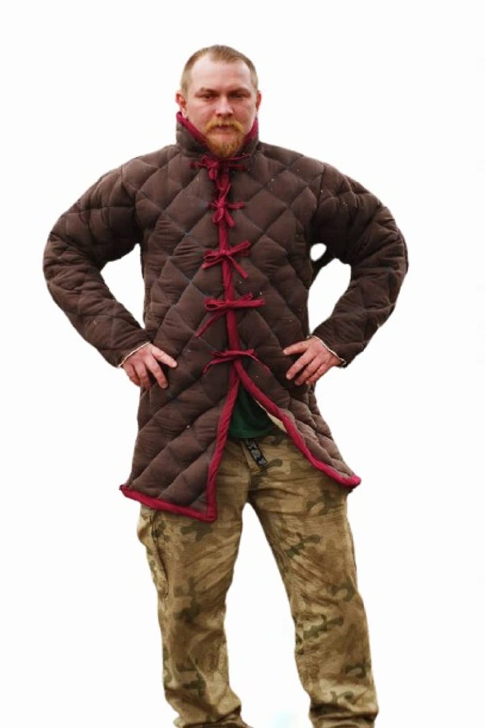 Medieval Knight's Body Armor - Arthurian Style Padded Gambeson with ABS Protection | LARP, Cosplay, Renaissance Fairs & Historical Reenactment