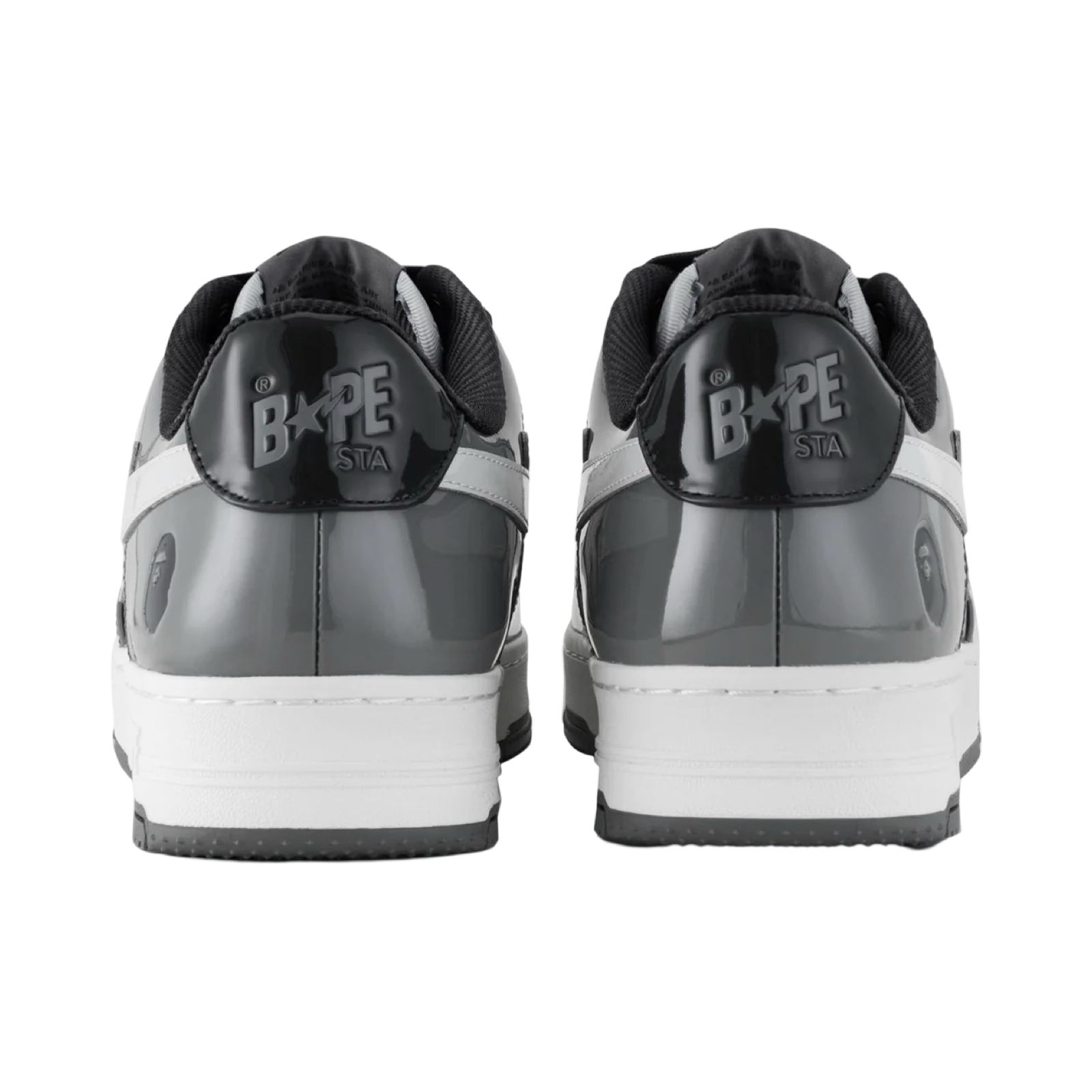 BAPE Bapesta #1 M1 Sneakers in Black, Grey & White - Stylish Streetwear for Men & Women | Perfect for Casual Wear & Urban Fashion
