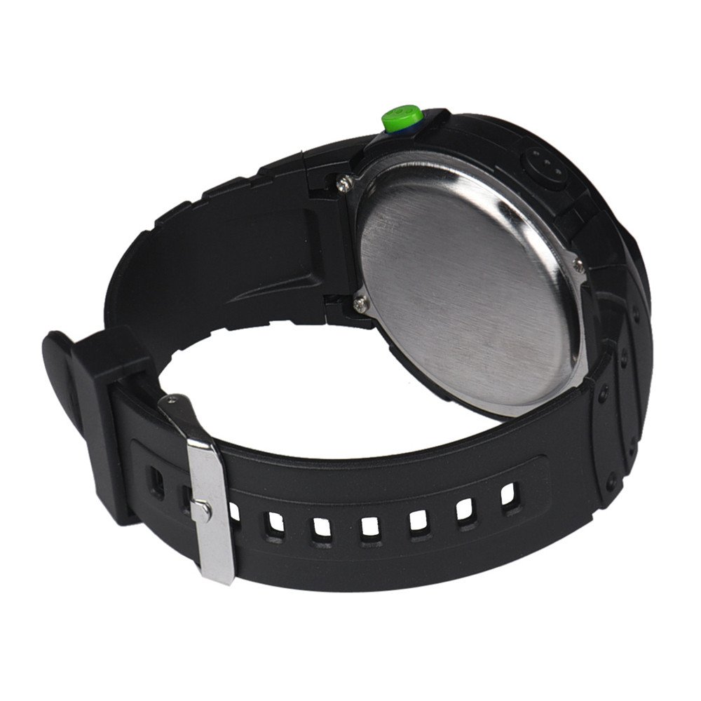 Waterproof Digital Sports Watch for Men & Women - LCD Stopwatch with Date Display, Durable Rubber Strap - Perfect for Running, Swimming & Outdoor Activities