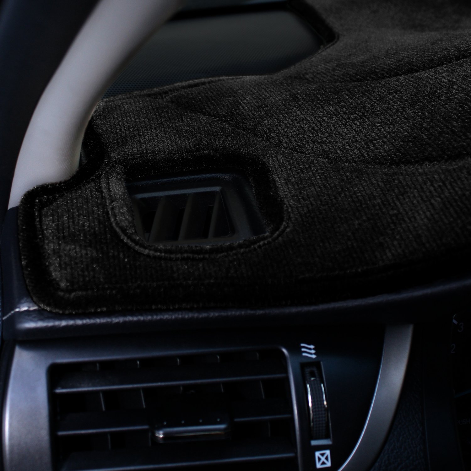 Coverking Custom Fit Dash Covers for Audi Allroad Quattro - Premium Velour Fabric (Black) | Perfect for Car Interior Protection & UV Ray Prevention