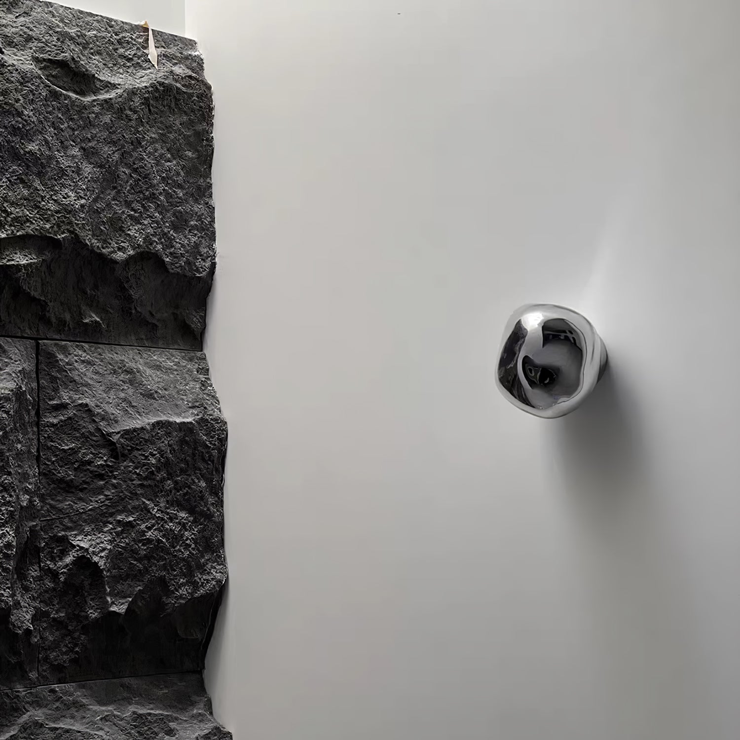 Lava Wall Lamp - Modern Volcanic Rock LED Night Light for Bedroom, Living Room, and Outdoor Decor - Creates Soothing Ambient Lighting for Relaxation and Home Atmosphere