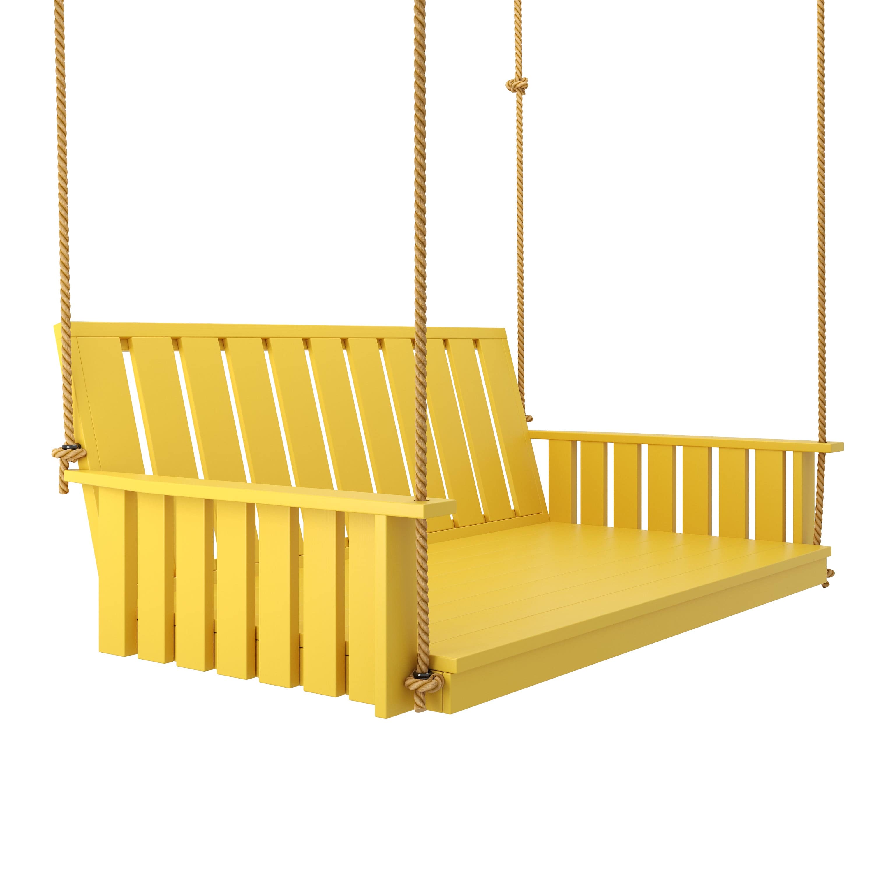 Keystone Amish Co. Twin The Weston Porch Swing Bed - Outdoor Hanging Daybed for Patio, Garden & Backyard Relaxation