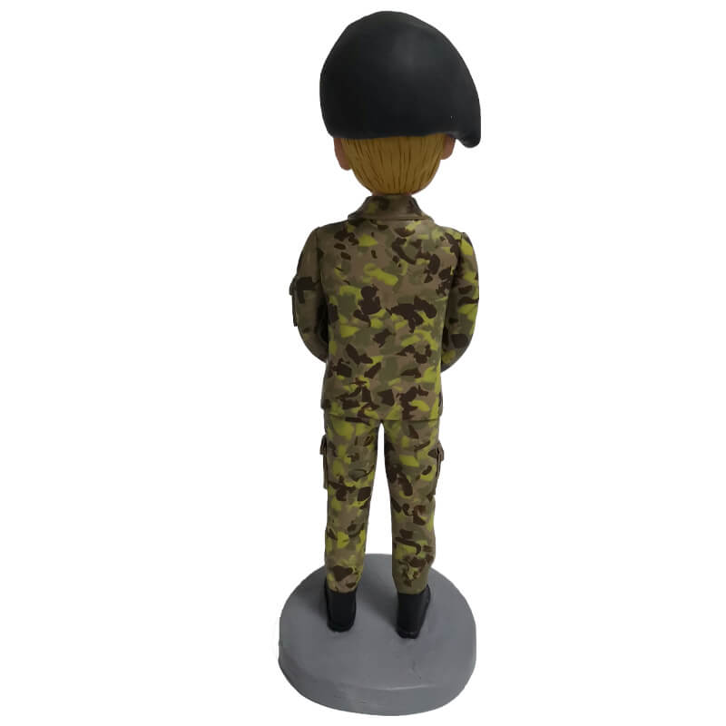 Custom US Marine Corps Bobbleheads - Personalized Military Figurines for Collectors, Gifts & Home Decor | Perfect for Veterans Day, Military Appreciation & Office Displays