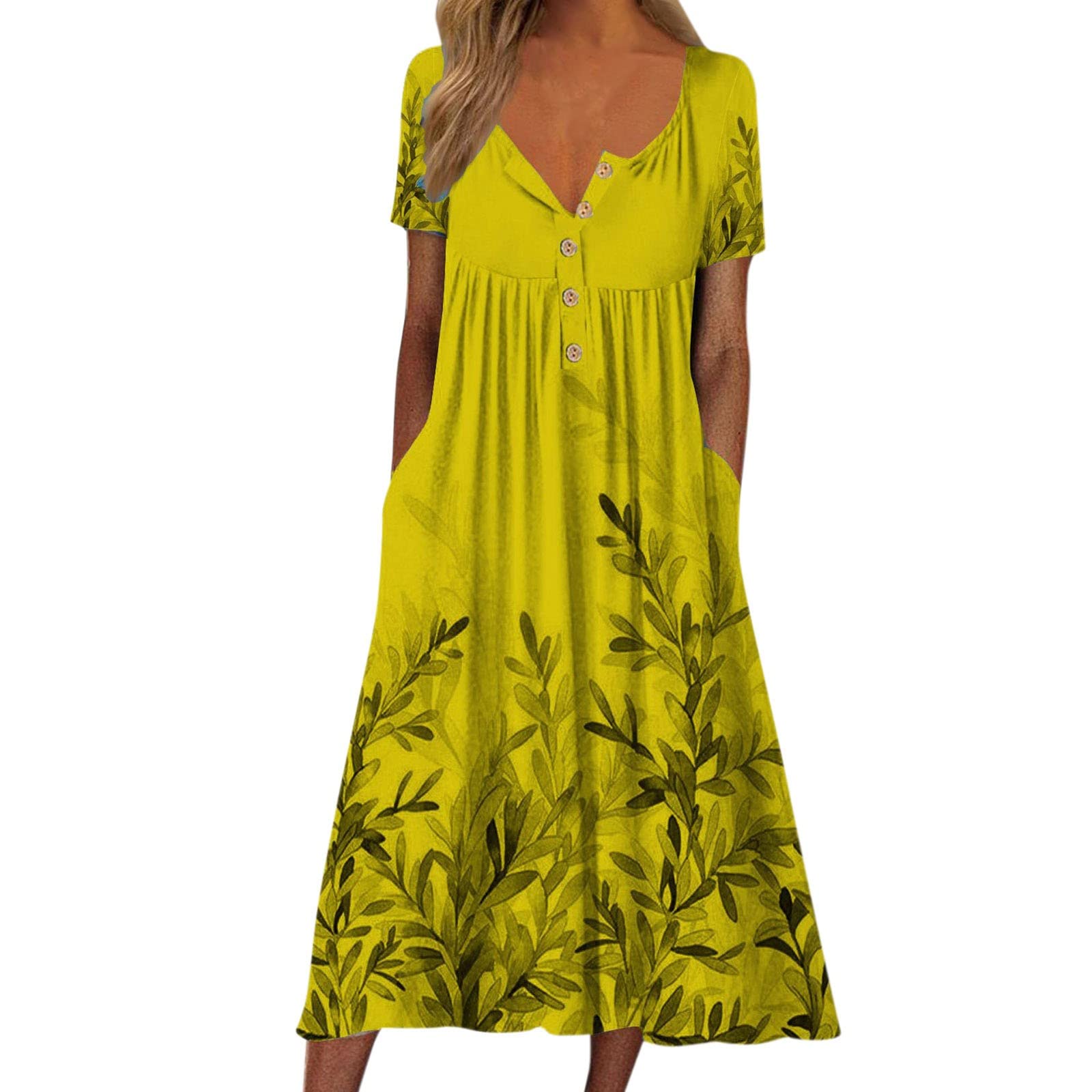 Elegant Vintage Floral Cocktail Dress for Women - Long Sleeve Wedding Guest Dress, Summer & Fall Party Dress, Perfect for Formal Events, Bridal Showers & Evening Occasions